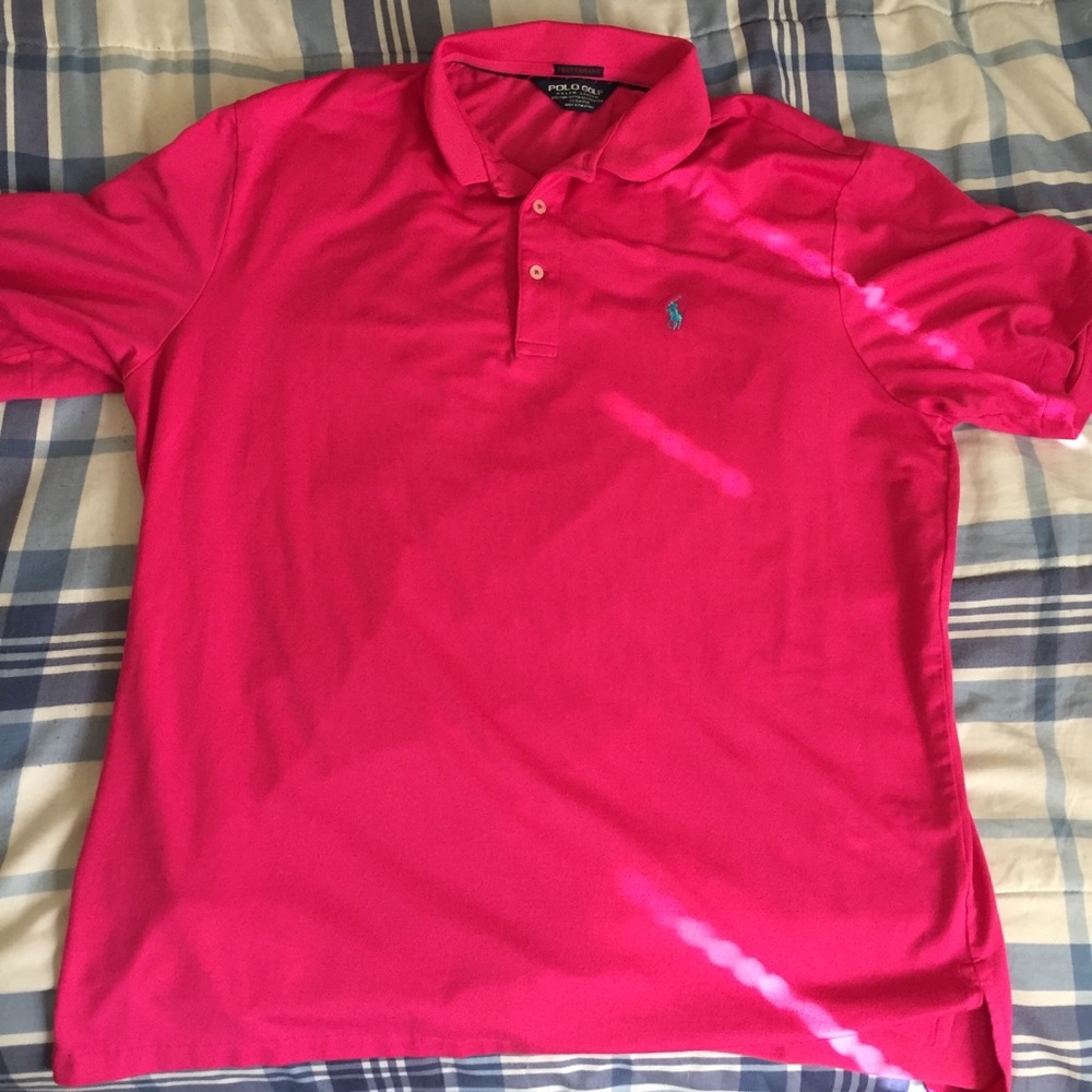 Polo Ralph Lauren Men’s Hot Pink Golf Polo